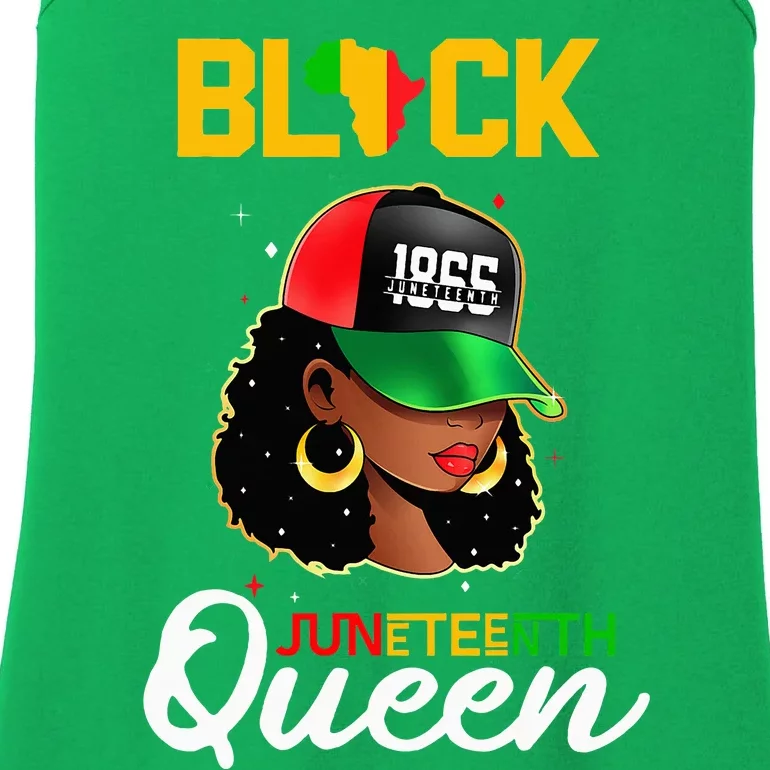 1865 Juneteenth Black Queen Ladies Essential Tank