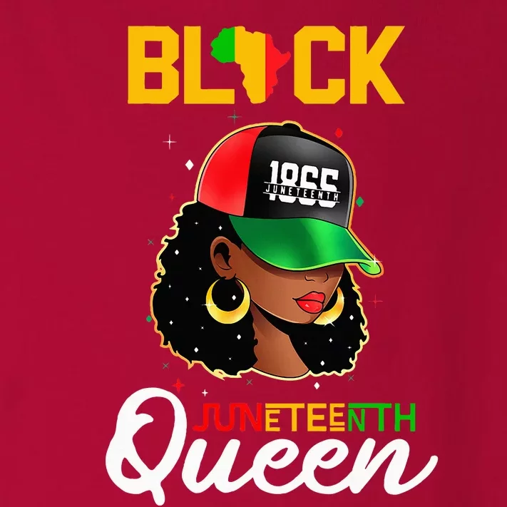 1865 Juneteenth Black Queen Toddler Long Sleeve Shirt