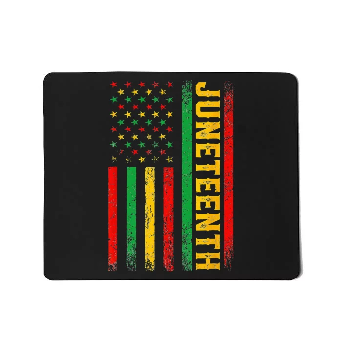 1865 Juneteenth Black History American Flag African Mousepad