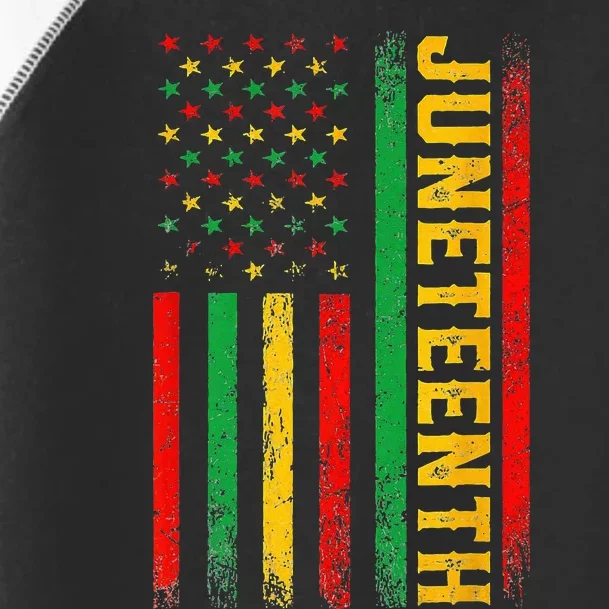 1865 Juneteenth Black History American Flag African Toddler Fine Jersey T-Shirt