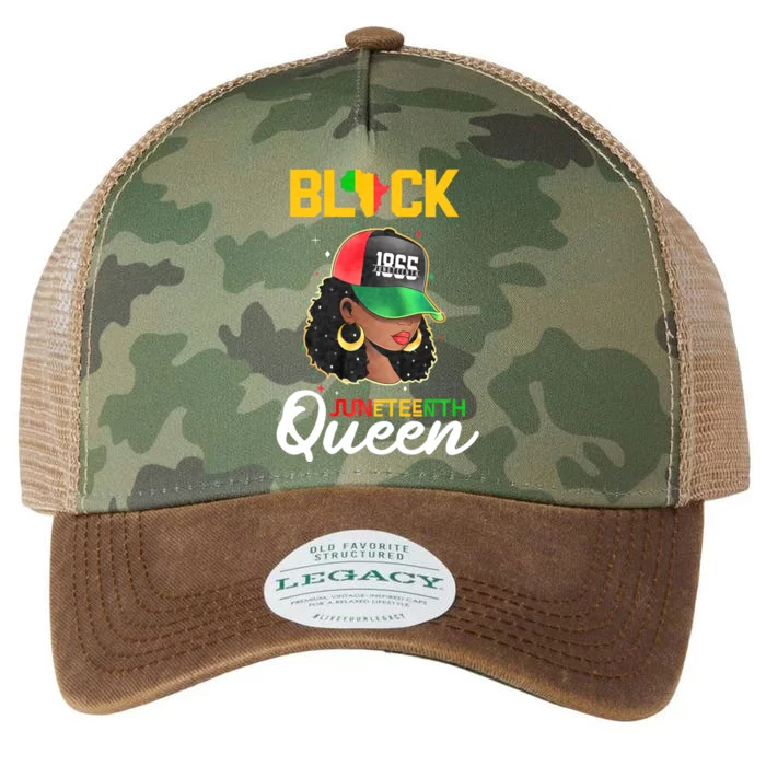 1865 Juneteenth Black Queen Legacy Tie Dye Trucker Hat