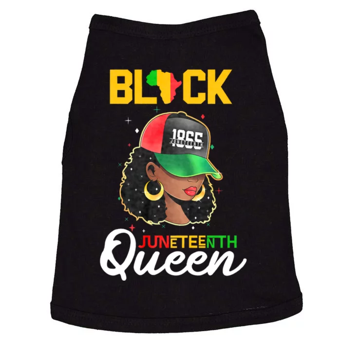 1865 Juneteenth Black Queen Doggie Tank