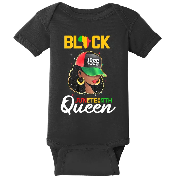 1865 Juneteenth Black Queen Baby Bodysuit