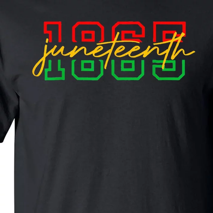 1865 Juneteenth Celebrate African American Freedom Day Tall T-Shirt