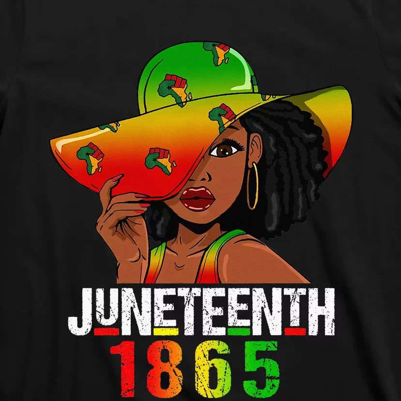 1865 Juneteenth Celebrate African American Freedom Day Women T-Shirt