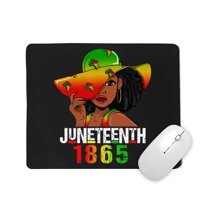 1865 Juneteenth Celebrate African American Freedom Day Women Mousepad