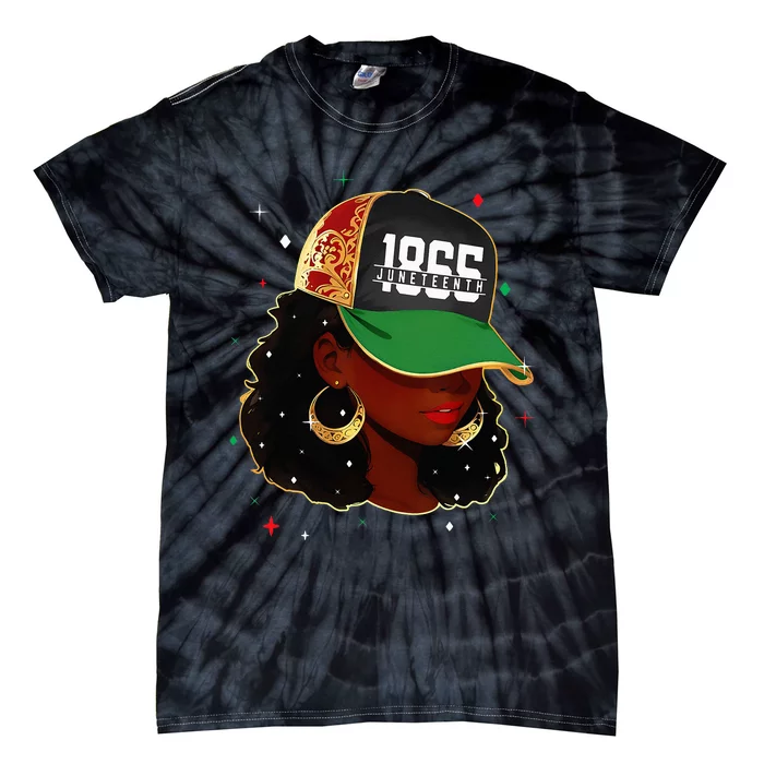 1865 Juneteenth Celebrate African American Freedom Day Tie-Dye T-Shirt