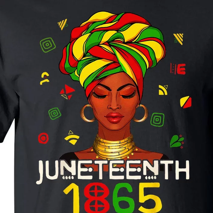 1865 Juneteenth Celebrate African American Freedom Day Tall T-Shirt