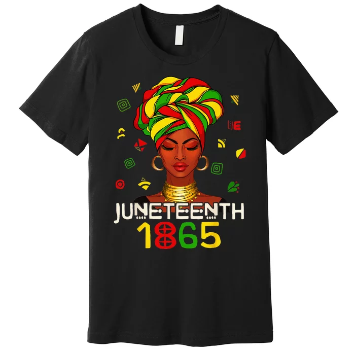 1865 Juneteenth Celebrate African American Freedom Day Premium T-Shirt