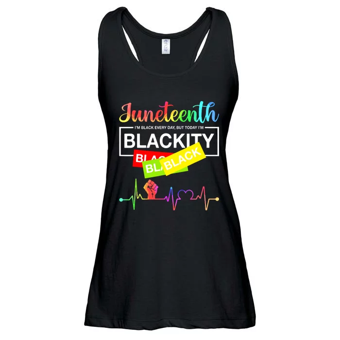 1865 Juneteenth Celebrate African American Freedom Day Ladies Essential Flowy Tank