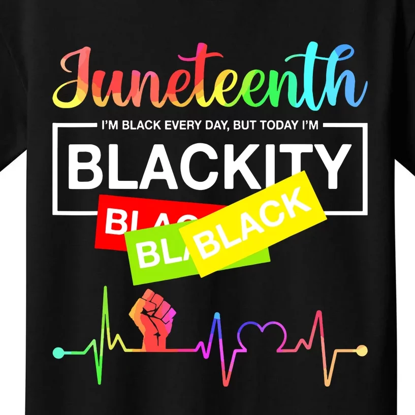 1865 Juneteenth Celebrate African American Freedom Day Kids T-Shirt