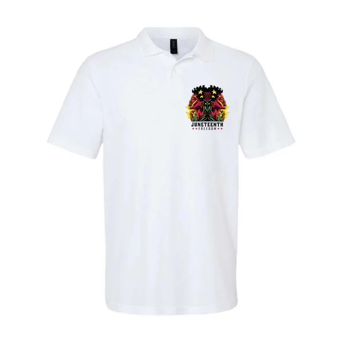 1865 Junenth Celebrate African American Freedom Day Softstyle Adult Sport Polo