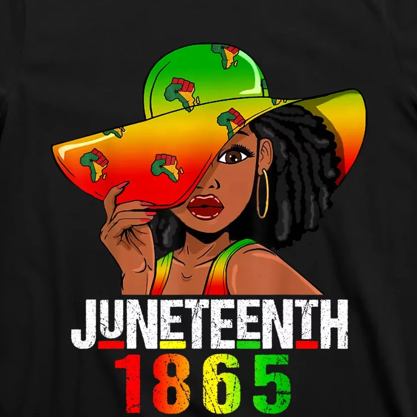 1865 Juneteenth Celebrate African American Freedom Day Women T-Shirt