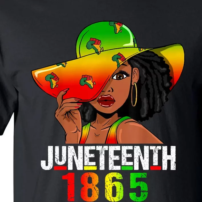 1865 Juneteenth Celebrate African American Freedom Day Women Tall T-Shirt