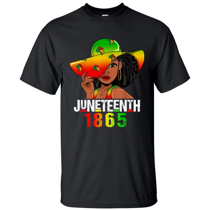 1865 Juneteenth Celebrate African American Freedom Day Women Tall T-Shirt