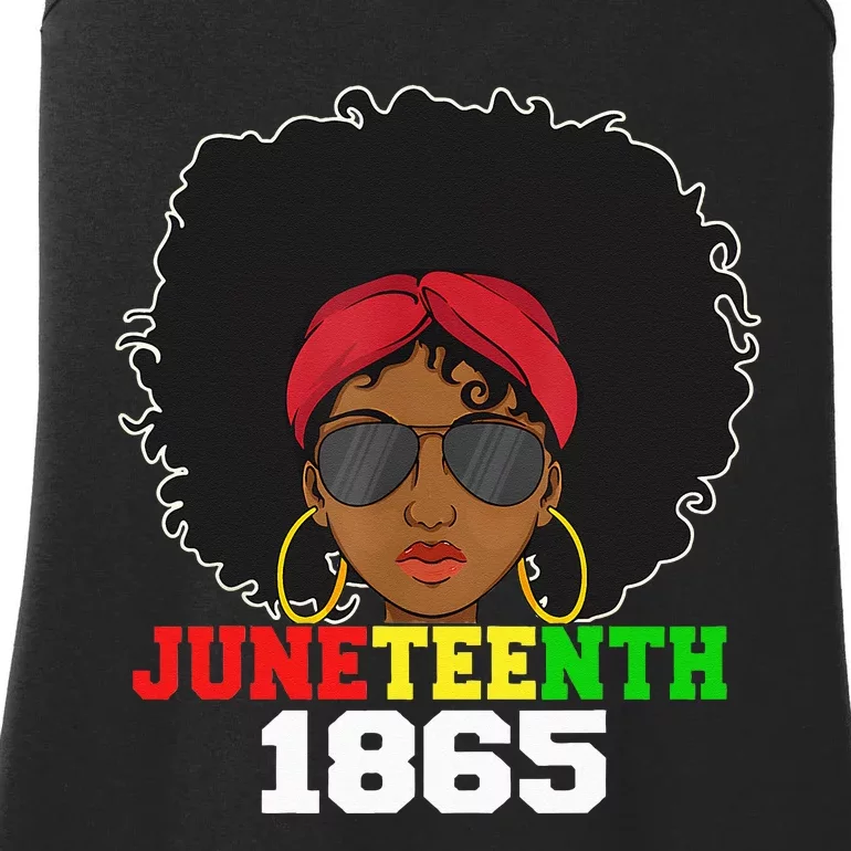 1865 Juneteenth Celebrate African American Freedom Day Ladies Essential Tank