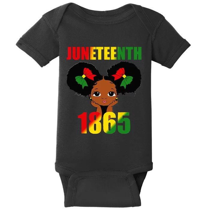 1865 Juneteenth Celebrate African American Freedom Day Baby Bodysuit