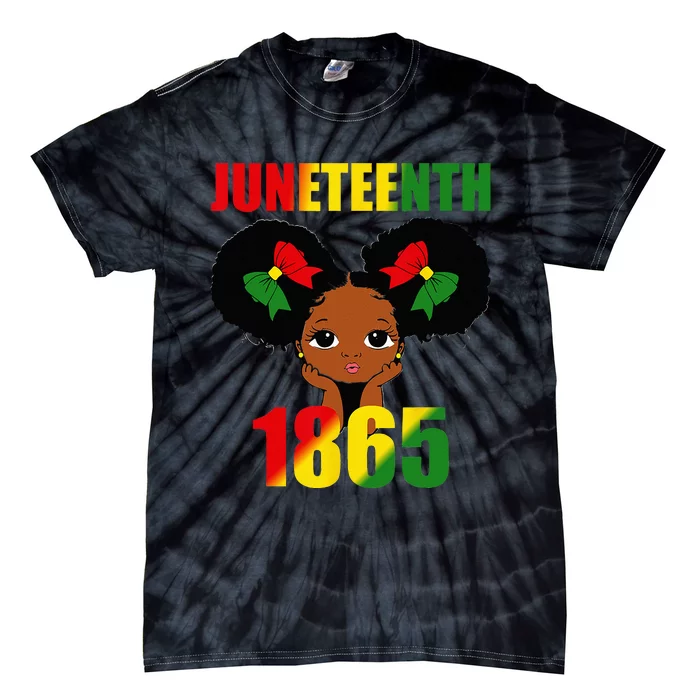 1865 Juneteenth Celebrate African American Freedom Day Tie-Dye T-Shirt