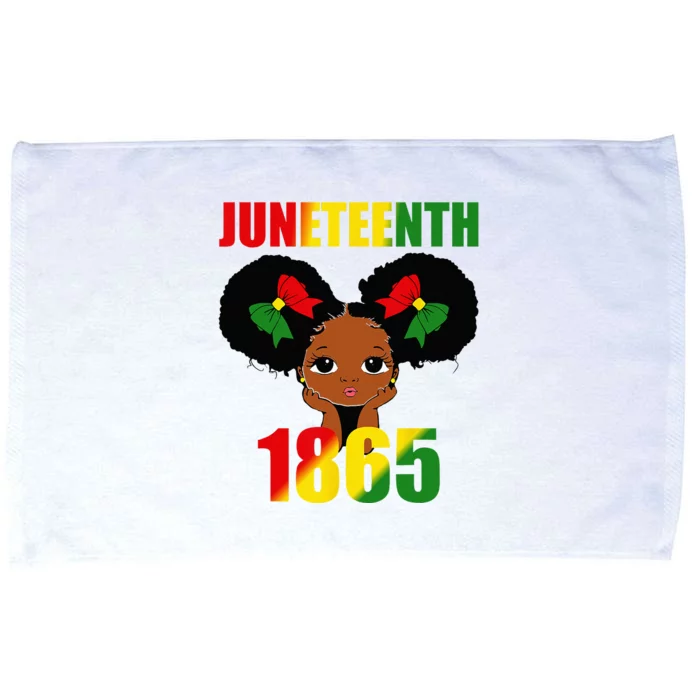 1865 Juneteenth Celebrate African American Freedom Day Women Microfiber Hand Towel