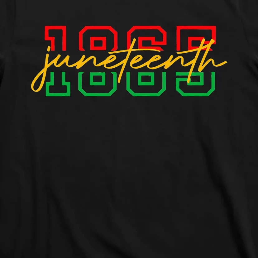 1865 Juneteenth Celebrate African American Freedom Day Women T-Shirt