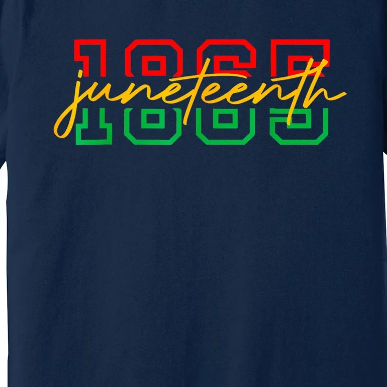 1865 Juneteenth Celebrate African American Freedom Day Women Premium T-Shirt