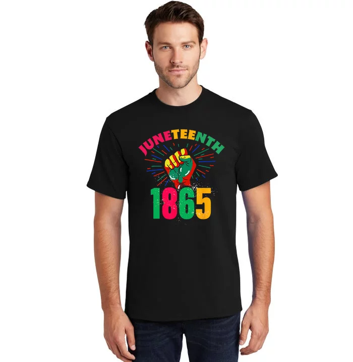 1865 Juneteenth Celebrate African American Freedom Day Tall T-Shirt