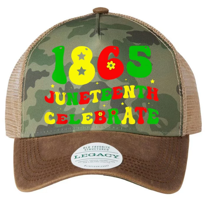 1865 Juneteenth Celebrate Black Wo Legacy Tie Dye Trucker Hat