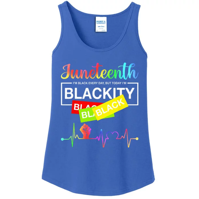 1865 Juneteenth Celebrate African American Freedom Day Ladies Essential Tank