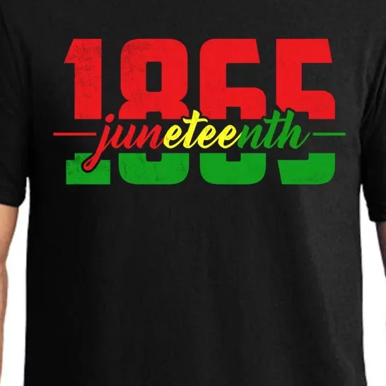 1865 Juneteenth Celebrate African American Freedom Day Meaningful Gift Pajama Set