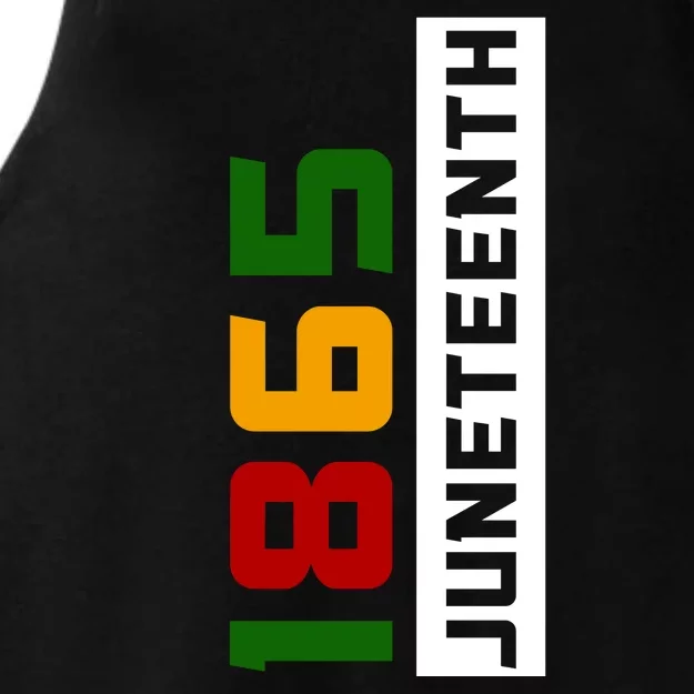 1865 Juneteenth Day Ladies Tri-Blend Wicking Tank