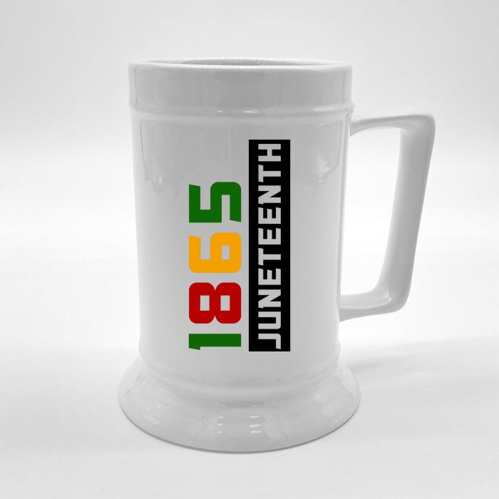 1865 Juneteenth Day Front & Back Beer Stein