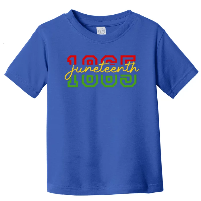 1865 Juneteenth Freedom Day Mom Dad Family Great Gift Toddler T-Shirt