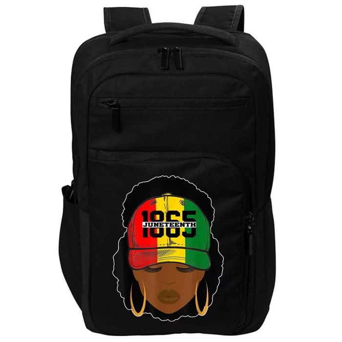 1865 Juneteenth Female Black History Month Impact Tech Backpack