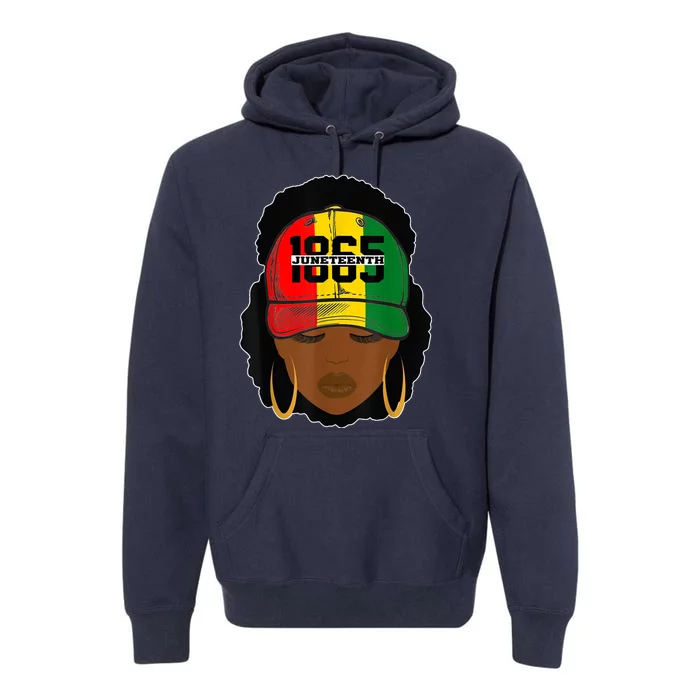 1865 Juneteenth Female Black History Month Premium Hoodie