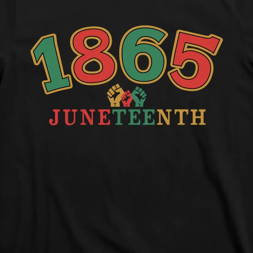 1865 Juneteenth Freedom Graphic T-Shirt