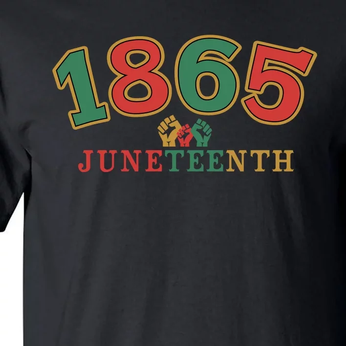 1865 Juneteenth Freedom Graphic Tall T-Shirt