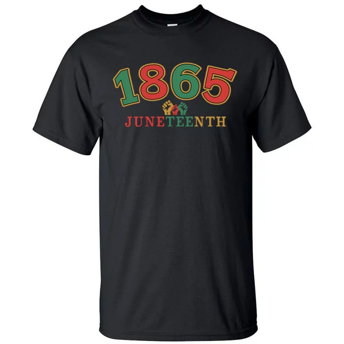 1865 Juneteenth Freedom Graphic Tall T-Shirt