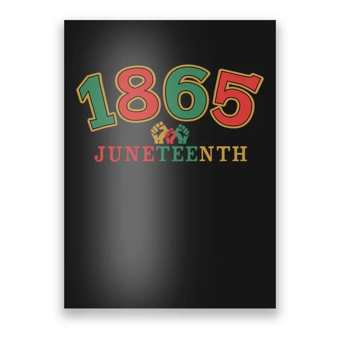 1865 Juneteenth Freedom Graphic Poster