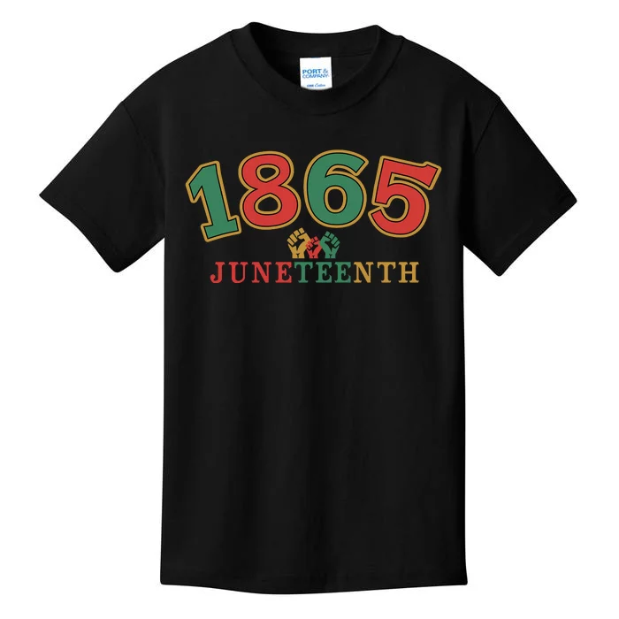 1865 Juneteenth Freedom Graphic Kids T-Shirt