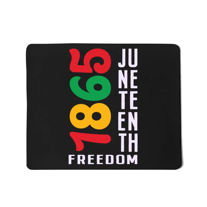 1865 Juneteenth Freedom Celebration Print Mousepad