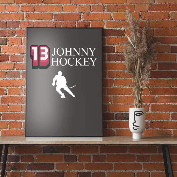 13 Johnny Hockey Cbj Artillery Poster