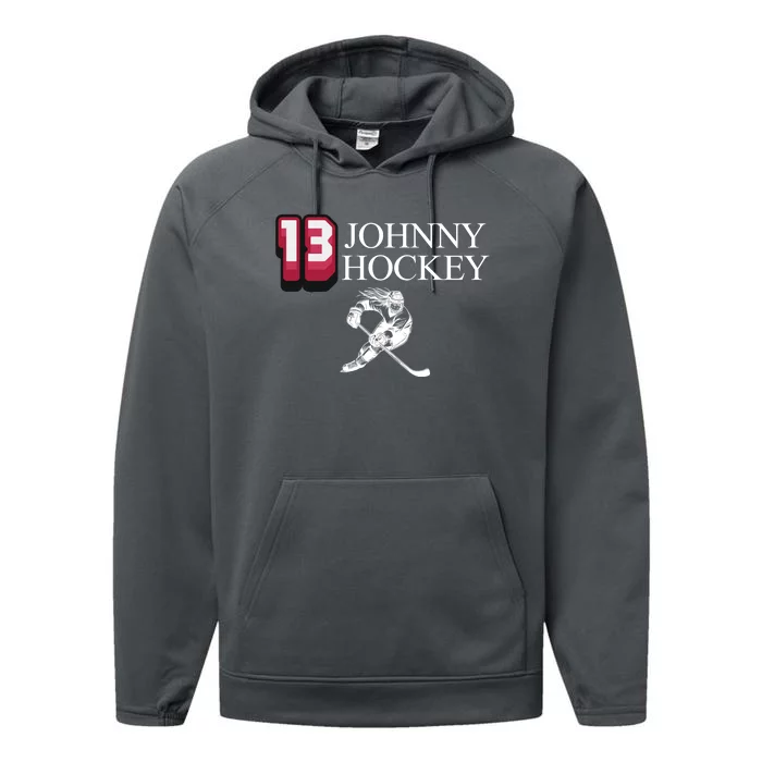 13 Johnny Hockey Cbj Artillery Performance Fleece Hoodie