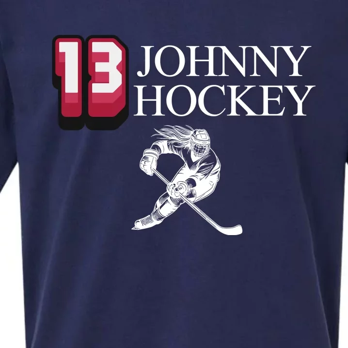 13 Johnny Hockey Cbj Artillery Sueded Cloud Jersey T-Shirt