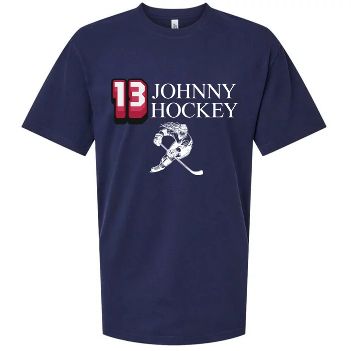 13 Johnny Hockey Cbj Artillery Sueded Cloud Jersey T-Shirt