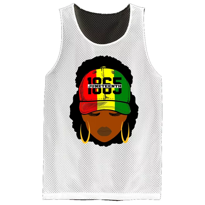 1865 Juneteenth Hat Women Independence Day Freedom Day Mesh Reversible Basketball Jersey Tank