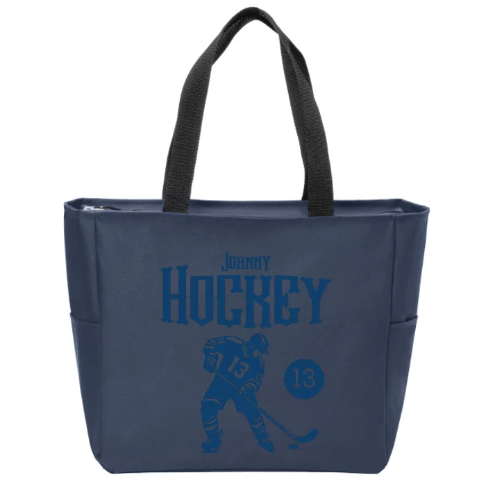 13 Johnny Hockey Zip Tote Bag