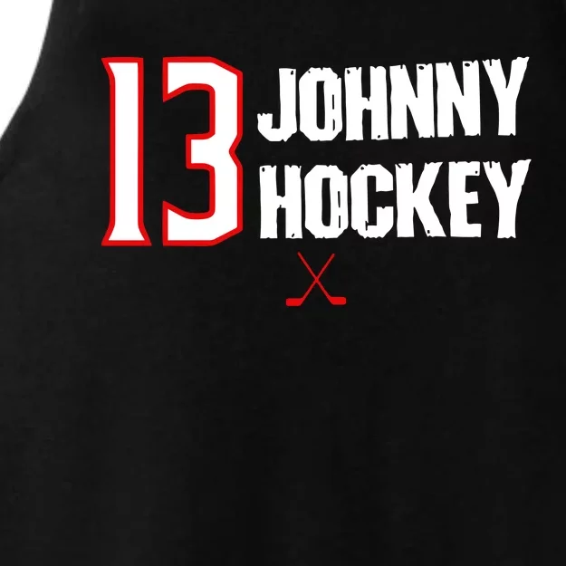 13 Johnny Hockey Cbj Artillery Ladies Tri-Blend Wicking Tank