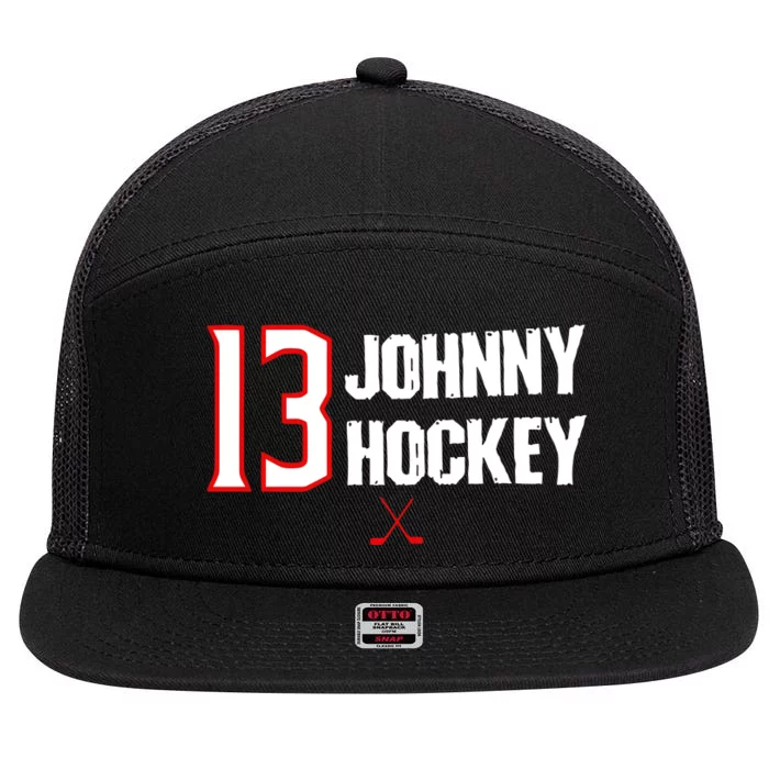 13 Johnny Hockey Cbj Artillery 7 Panel Mesh Trucker Snapback Hat