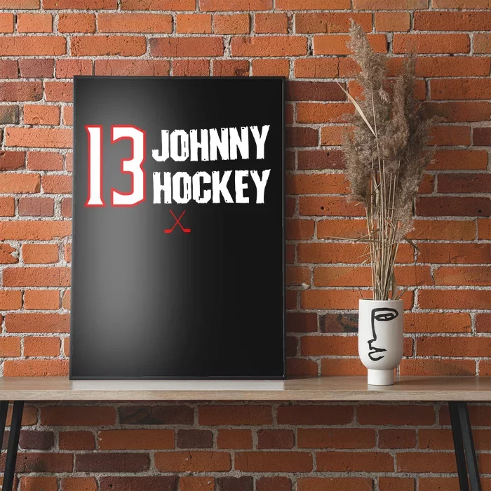 13 Johnny Hockey Cbj Artillery Poster