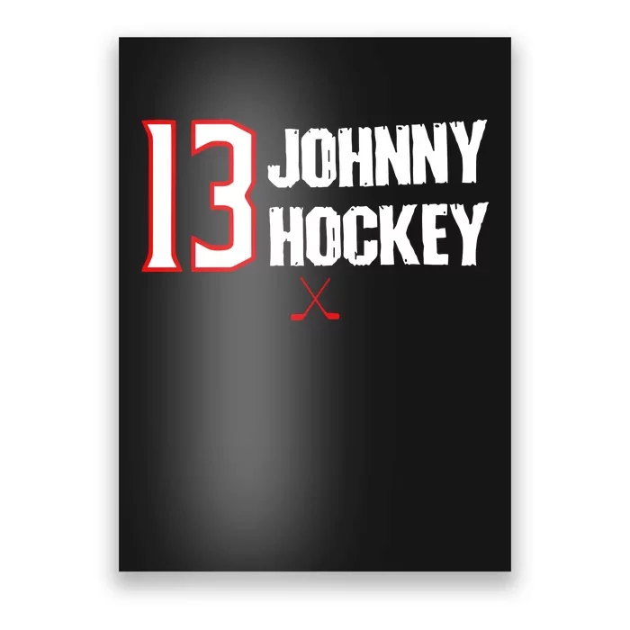 13 Johnny Hockey Cbj Artillery Poster